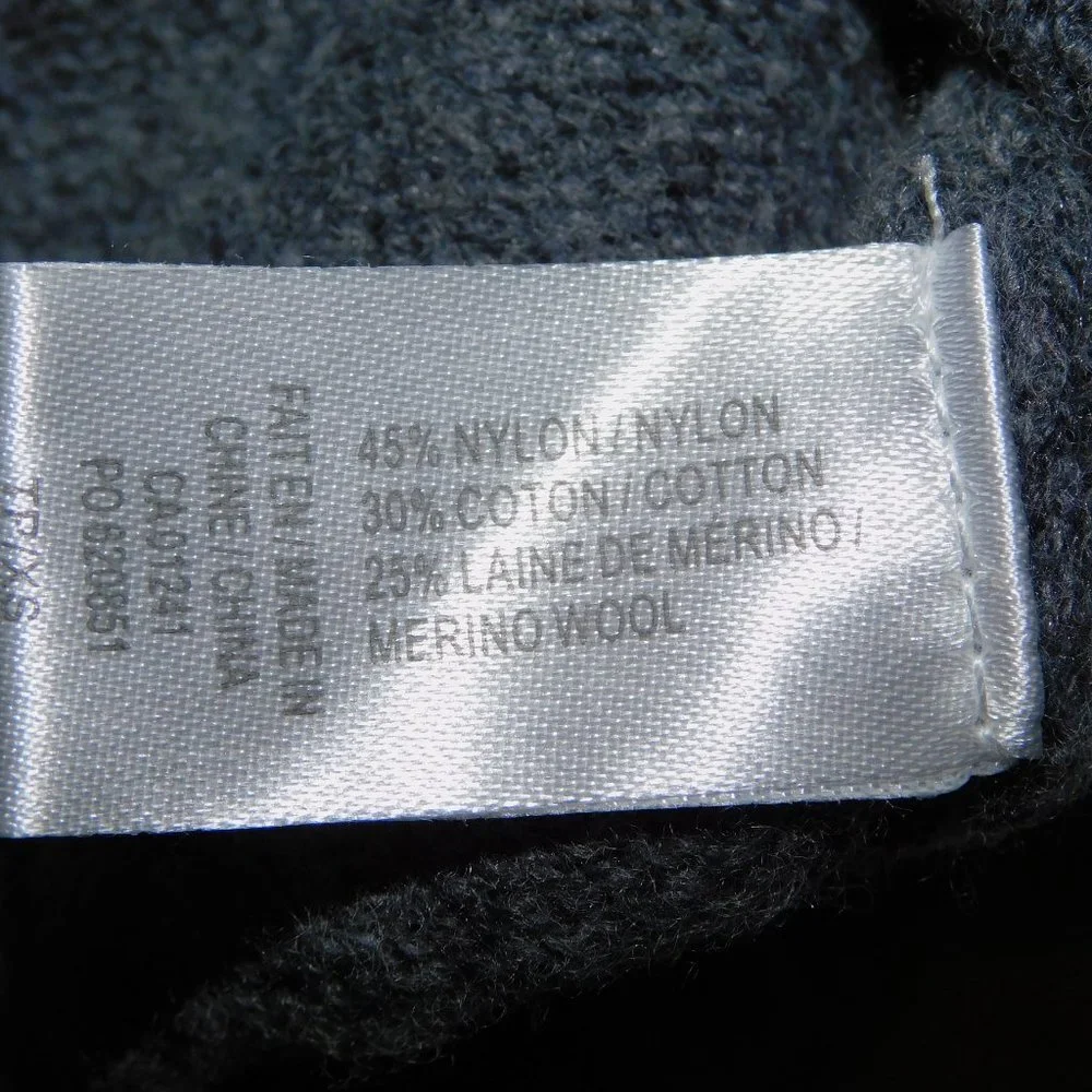 Simon's Contemporaine Gray Long Mock Neck Wool Blend Sweater Dress Womens XS - Picture 2 of 10
